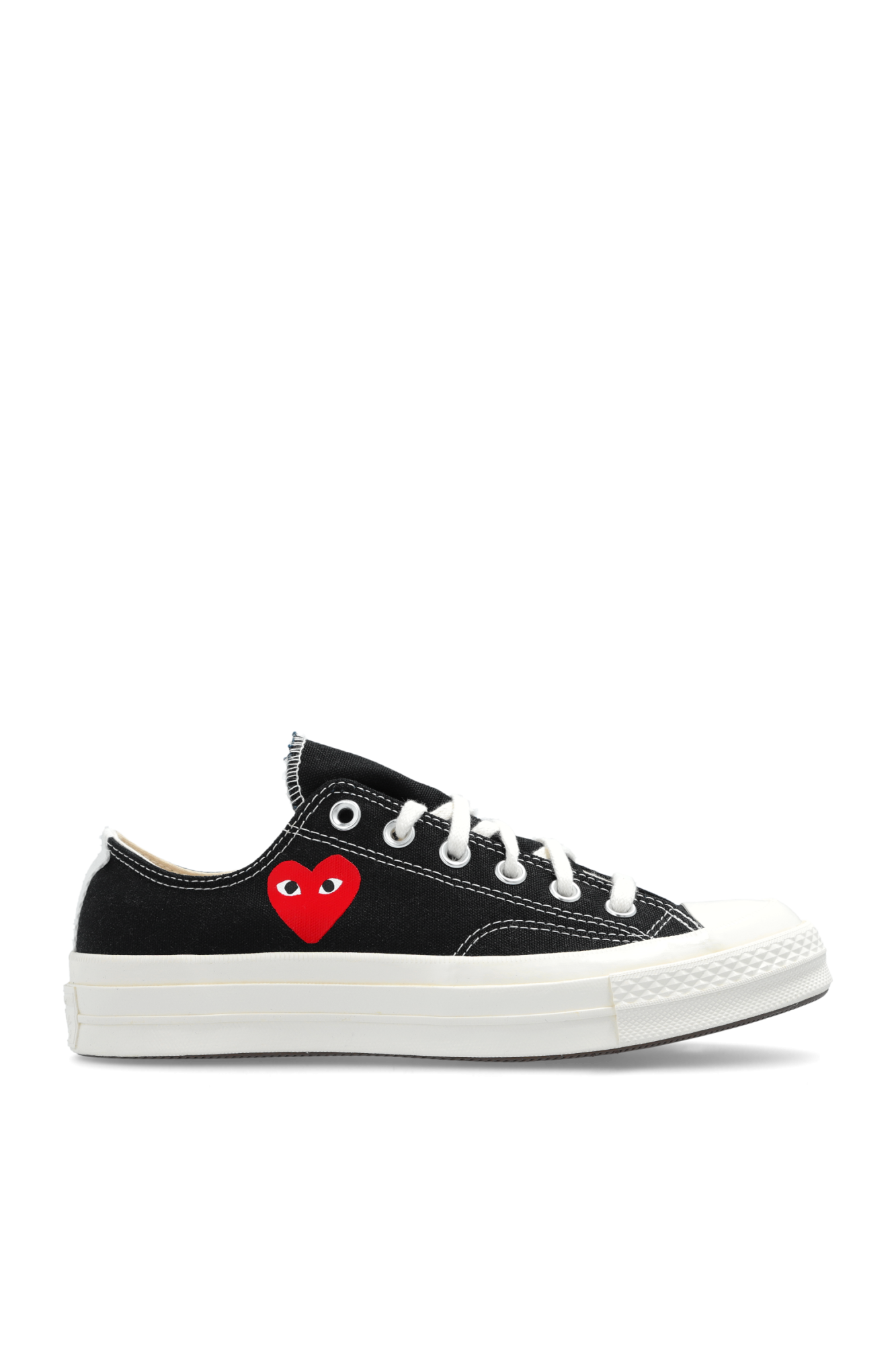 Black Converse glitter detail All Star trainers Comme des Garcons Play SchaferandweinerShops Japan sneakers converse ctas hi 171461c cargo khaki